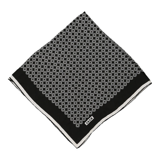 Aker Scarf - No Size Black & White Polyester scarf Aker   