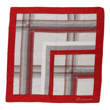  Leonardi Checked Scarf - No Size Red Polyester scarf Leonardi   