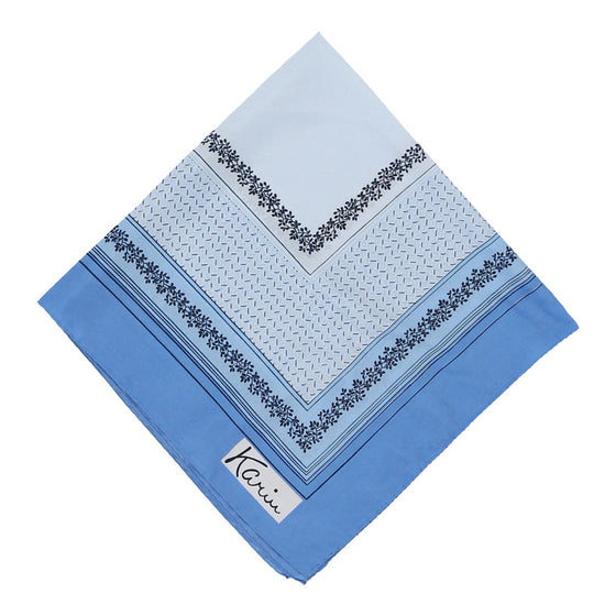 Karim Scarf - No Size Blue Polyester scarf Karim   