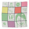 Momoka Graphic Scarf - No Size White Polyester scarf Momoka   