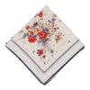 Olga Greco Floral Scarf - No Size White Polyester scarf Olga Greco   