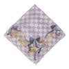 Wanli Checked Scarf - No Size Purple Polyester scarf Wanli   