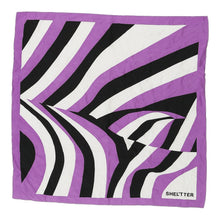  Shel'Tter Striped Scarf - No Size Purple Polyester scarf Shel'Tter   