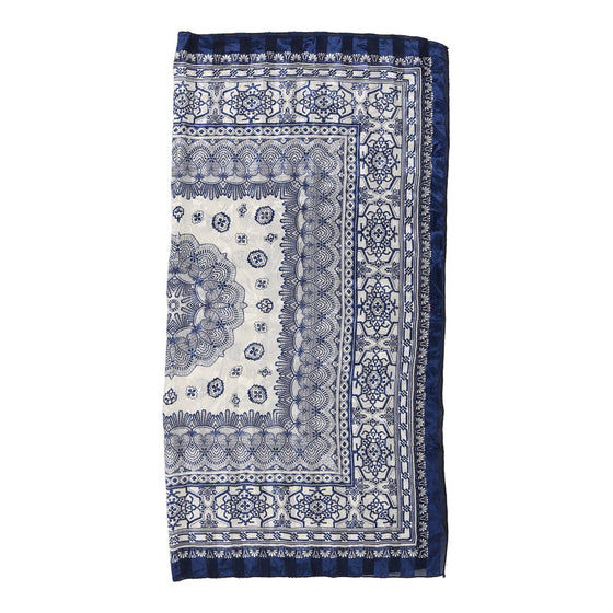 Mercan Scarf - No Size Blue Polyester scarf Mercan   