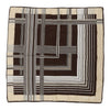 Hercolani Striped Scarf - No Size Brown Polyester scarf Hercolani   