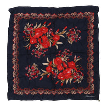  Gentilucci Floral Scarf - No Size Navy Polyester scarf Gentilucci   