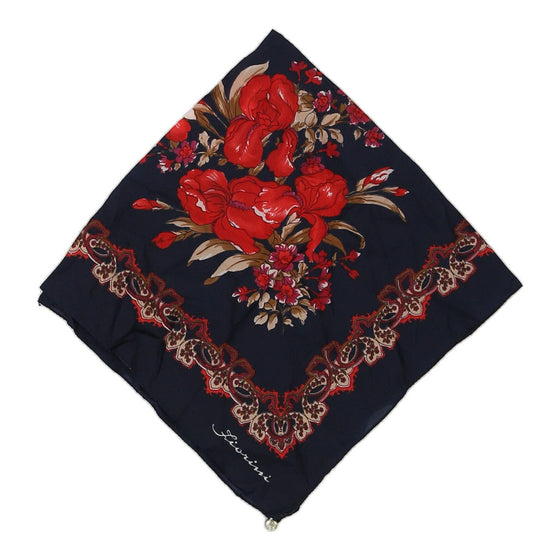 Gentilucci Floral Scarf - No Size Navy Polyester scarf Gentilucci   