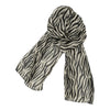 Lbvyr Animal Print Scarf - No Size Black & White Polyester scarf Lbvyr   