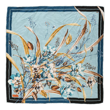  Avant Garde Milano Floral Scarf - No Size Blue Polyester scarf Avant Garde Milano   