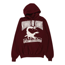  Schools Of Choice Flint, Michigan Lee College Hoodie - XL Burgundy Cotton Blend hoodie Lee   