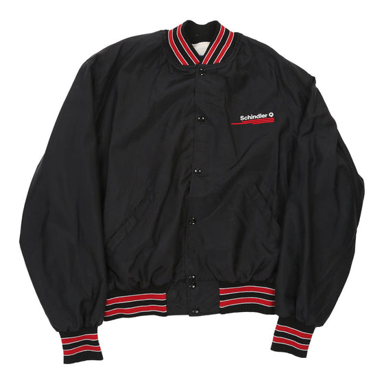 Vintage Holloway Baseball Jacket - XL Black Polyester baseball jacket Holloway   