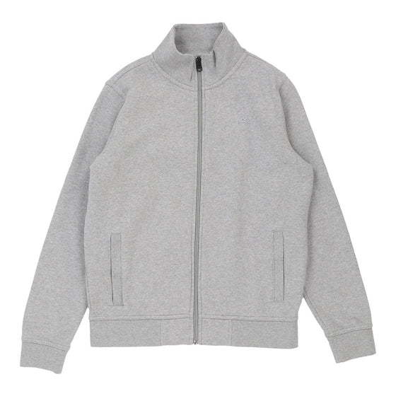 Vintage Kappa Zip Up - Medium Grey Cotton zip up Kappa   