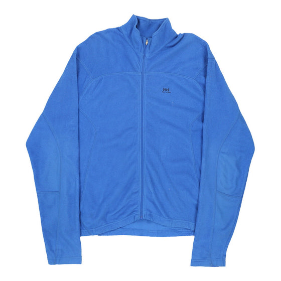 Helly Hansen Zip Up - Large Blue Polyester zip up Helly Hansen   