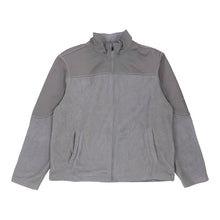  Starter Fleece Jacket - Large Grey Polyester fleece jacket Starter   