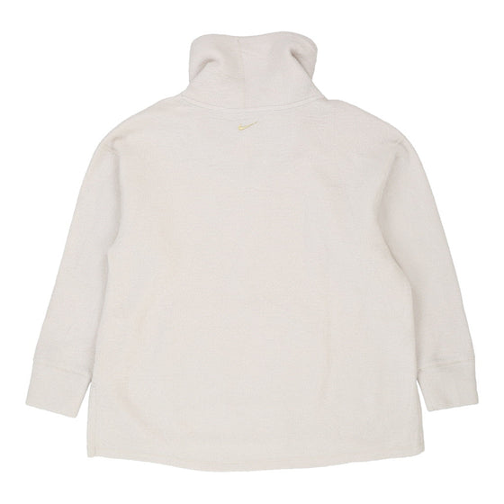 Nike Fleece - Small Cream Polyester fleece Nike   