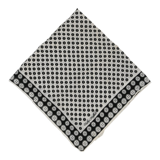 Fisba-Stoffels Polka Dot Scarf - No Size White Polyester scarf Fisba-Stoffels   