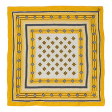  Texture Scarf - No Size Yellow Polyester scarf Texture   