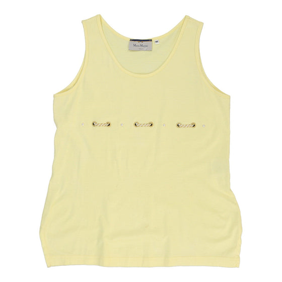 Mara Marina Vest - Medium Yellow Cotton vest Mara Marina   