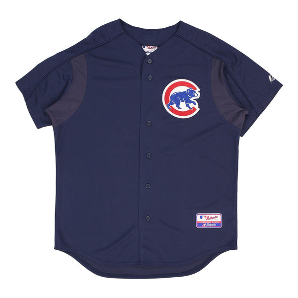 Majestic, Shirts, Majestic Old Style Brand Chicago Cubs Jersey Size Xl
