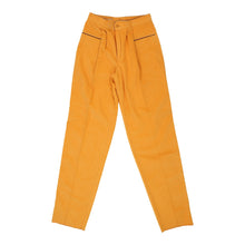  Vintage Unbranded Cord Trousers - 28W UK 8 Orange Cotton cord trousers Unbranded   