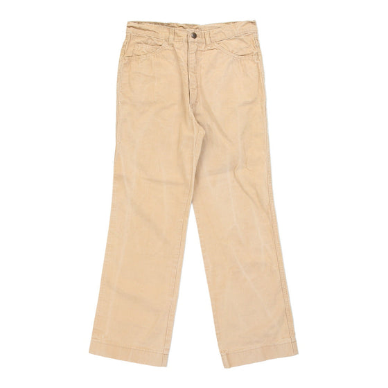 Vintage Zip Trousers - 30W 28L Beige Cotton trousers Zip   