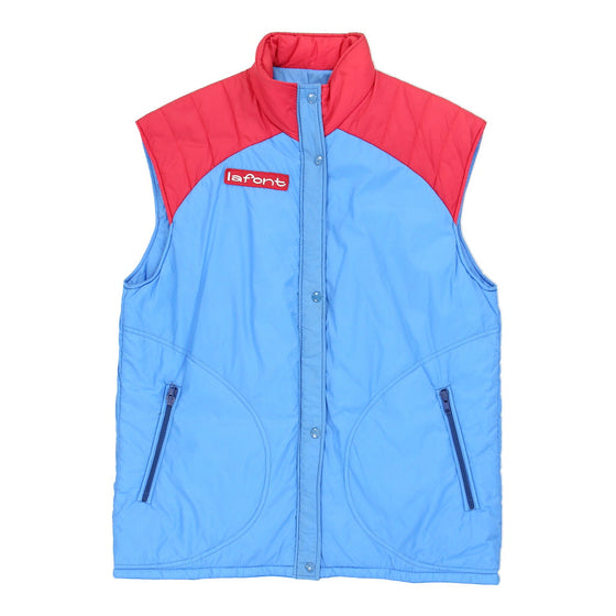 Vintage La Font Gilet - 2XL Blue Polyester gilet La Font   