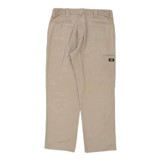 Dickies Trousers - 38W 31L Beige Polyester Blend trousers Dickies   