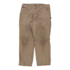 Lightly Worn Carhartt Carpenter Trousers - 37W 30L Beige Cotton carpenter trousers Carhartt   