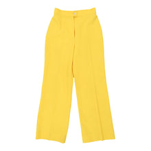  Latiffa Trousers - 26W UK 8 Yellow Polyester Blend trousers Latiffa   