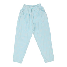  Vintage Bowl Trousers - 24W UK 6 Blue Cotton trousers Bowl   