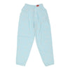 Vintage Bowl Trousers - 24W UK 6 Blue Cotton trousers Bowl   