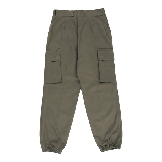 Vintage Unbranded Cargo Trousers - 28W UK 8 Khaki Cotton cargo trousers Unbranded   