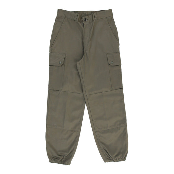 Vintage Paul Boye Cargo Trousers - 28W UK 8 Khaki Cotton cargo trousers Paul Boye   