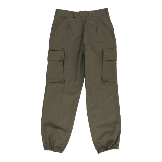 Vintage Unbranded Cargo Trousers - 28W UK 8 Khaki Cotton cargo trousers Unbranded   