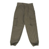 Vintage Double Knee Unbranded Cargo Trousers - 28W UK 8 Khaki Cotton cargo trousers Unbranded   