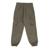 Vintage Double Knee Unbranded Cargo Trousers - 28W UK 8 Khaki Cotton cargo trousers Unbranded   