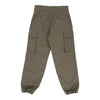 Vintage Double Knee Unbranded Cargo Trousers - 28W UK 8 Khaki Cotton cargo trousers Unbranded   