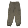 Vintage Double Knee Unbranded Cargo Trousers - 30W UK 10 Khaki Cotton cargo trousers Unbranded   