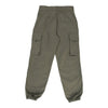 Vintage Double Knee Unbranded Cargo Trousers - 30W UK 10 Khaki Cotton cargo trousers Unbranded   