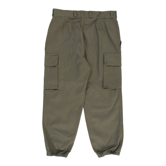 Vintage Double Knee Paul Boye Cargo Trousers - 30W UK 10 Khaki Cotton cargo trousers Paul Boye   