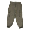 Vintage Double Knee Unbranded Cargo Trousers - 30W UK 10 Khaki Cotton cargo trousers Unbranded   