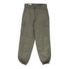 Vintage Double Knee Unbranded Cargo Trousers - 28W UK 8 Khaki Cotton cargo trousers Unbranded   