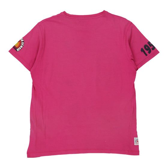 Surfing Club of Miami North Pole Graphic T-Shirt - 2XL Pink Cotton t-shirt North Pole   