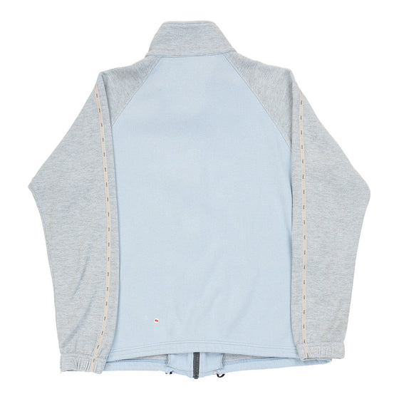 Vintage Arena Zip Up - Small Blue Cotton zip up Arena   