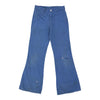 Vintage Unbranded Trousers - 27W UK 8 Blue Cotton trousers Unbranded   