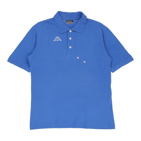 Vintage Kappa Polo Shirt - Large Blue Cotton polo shirt Kappa   