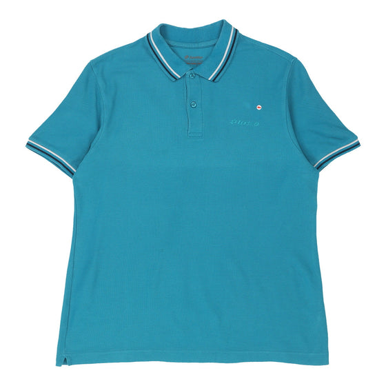 Vintage Lotto Polo Shirt - Large Blue Cotton polo shirt Lotto   