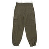 Vintage Double Knee Unbranded Cargo Trousers - 28W UK 8 Khaki Cotton cargo trousers Unbranded   