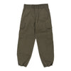 Vintage Double Knee Unbranded Cargo Trousers - 28W UK 8 Khaki Cotton cargo trousers Unbranded   