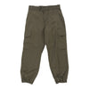 Vintage Double Knee Unbranded Cargo Trousers - 28W UK 8 Khaki Cotton cargo trousers Unbranded   